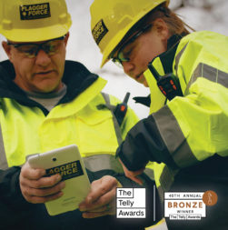 Flagger Force receives "Bronze" Telly Award